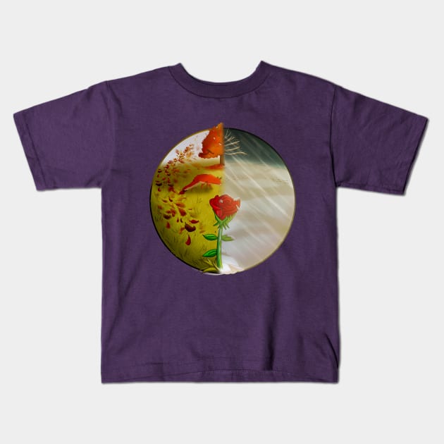 Turn autumn into winter Kids T-Shirt by BanjoofJustice